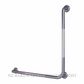 METLAM MLR750_PEEN PEENED 90° GRAB RAIL 750MMX750MM CONCEALED FIX SATIN STAINLESS