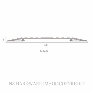 KILARGO IS4025 3000MM THRESHOLD PLATE CLEAR ANODISED