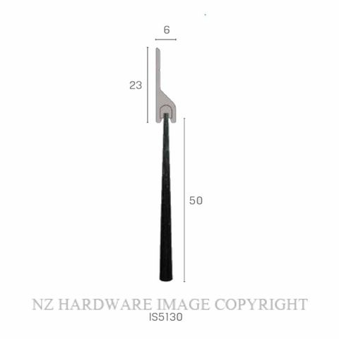 KILARGO IS5130 2500MM CLEAR ANODISED BRUSH SEAL 50MM
