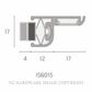 KILARGO IS6015 3000MM MAGNETIC SEAL CLEAR ANODISED