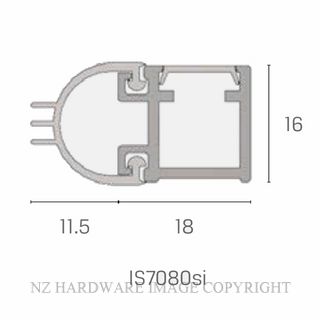 KILARGO IS7080SI SDS CLEAR ANODISED