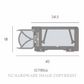 KILARGO IS7195SI 2250MM CLEAR ANODISED