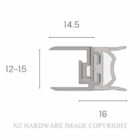 KILARGO IS7300SI 3000MM CLEAR ANODISED