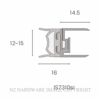 KILARGO IS7310SI 3000MM CLEAR ANODISED