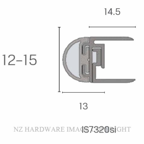 KILARGO IS7320SI 3000MM CLEAR ANODISED