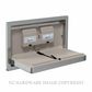 METLAM ML_8200REC RECESSED BABY CHANGE STATION SATIN STAINLESS