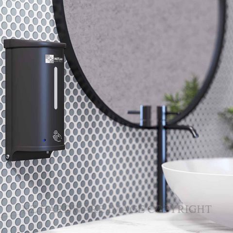 METLAM ML_MSD_FOAMDISP_BLK AUTOMATIC FOAM SOAP DISPENSER 800ML DESIGNER BLACK
