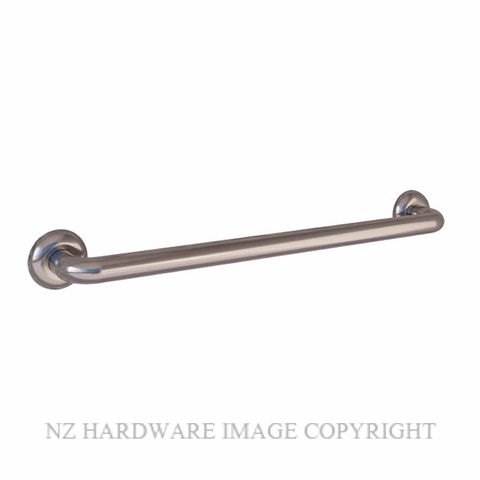 METLAM MLR338_SS GRAB RAIL 800MM C TO C CONCEALED FIX SATIN STAINLESS