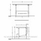 METLAM ML997_PH FOLDING SHOWER SEAT 800MM X415MM OFF WHITE