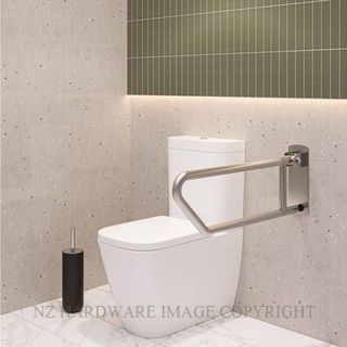 METLAM MLR55_PEEN PULL DOWN PEENED GRAB RAIL SATIN STAINLESS