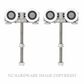 BRIO SFH56SS/ML PRO RUN DOOR HANGER LONG BOLT FIX (PER PAIR)