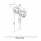 BRIO SFH56SS/ML PRO RUN DOOR HANGER LONG BOLT FIX (PER PAIR)