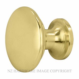 WINDSOR 6200 - 6202 UB CABINET KNOBS UNLACQUERED BRASS
