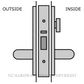 LEGGE 995 C41-C42 TIMBER FIX PRIVACY LATCH SATIN CHROME