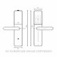 E LOK 1005 BLK SMART LOCK KITSETS MATT BLACK