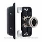 LENLOCK A-636V-22-01 TAMBOUR DOUBLE SLIDING DOOR LOCK CHROME PLATE