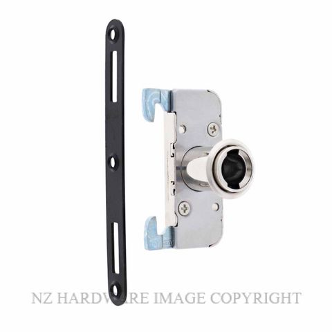 LENLOCK A-637V-22-01 TAMBOUR SINGLE SLIDING DOOR LOCK CHROME PLATE