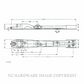 DORMAKABA 8534 85210009 TRANSOM END LOAD ARMSET