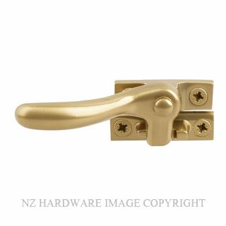 DRAKE & WRIGLEY 133W SB EXTENDED SPLIT RAIL FASTENER SATIN BRASS