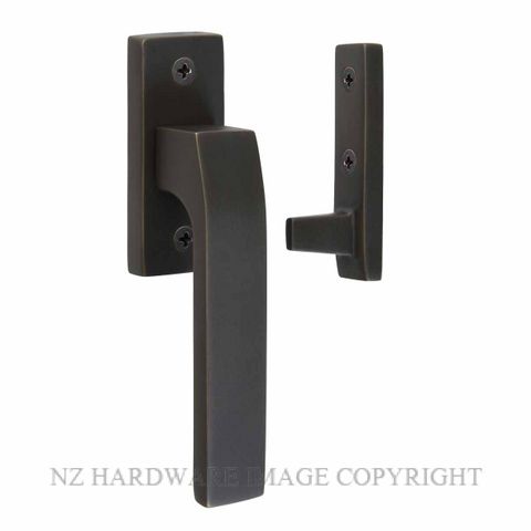 WINDSOR 5343 DRB QUBE WINDOW FASTENER DARK ROMAN BRASS