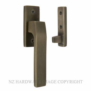 WINDSOR 5343 RB QUBE WINDOW FASTENER ROMAN BRASS