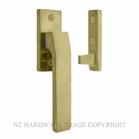 WINDSOR 5343 PB QUBE WINDOW FASTENER POLISHED BRASS