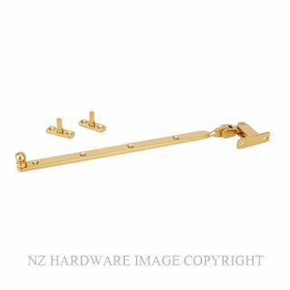 DRAKE & WRIGLEY 1003 PB FANLIGHT STAY POLISHED BRASS