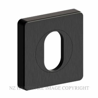 SCHLAGE V11008-B VERTA OVAL CYL ESCUTCHEON BLACK