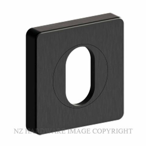SCHLAGE V11008-B VERTA OVAL CYL ESCUTCHEON BLACK