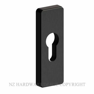 SCHLAGE V15004-B VERTA SLIM EURO ESCUTCHEON BLACK
