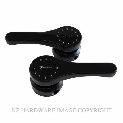 MCGRATH MLASCBKT60 ASCOT GATE LOCK MATT BLACK