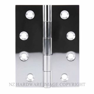 DRAKE & WRIGLEY 4507FP CP FIXED PIN HINGE 100X75X3MM CHROME PLATE