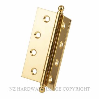 DRAKE & WRIGLEY 4507LP PB LOOSE PIN HINGE 100X75X3MM POLISHED BRASS