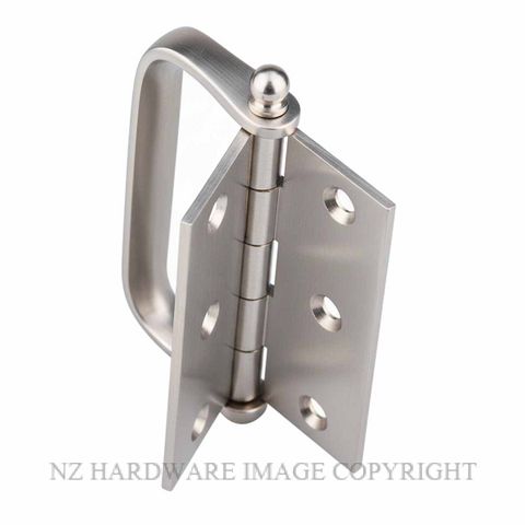 DRAKE & WRIGLEY 4508-E-SS HINGE & HANDLE 100X75X2.5MM SATIN STAINLESS