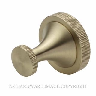 HEIRLOOM AUXRHBB AURA X ROBE HOOK BRUSHED BRASS