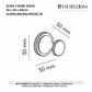 HEIRLOOM AUXRHBN AURA X ROBE HOOK BRUSHED NICKEL