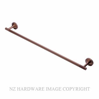 HEIRLOOM AUXTR600BC AURA X TOWEL RAIL 600MM BRUSHED COPPER