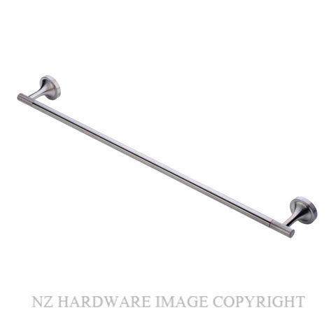HEIRLOOM AUXTR600BN AURA X TOWEL RAIL 600MM BRUSHED NICKEL