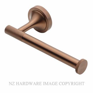 HEIRLOOM AUXTRNBC AURA X TOILET ROLL HOLDER BRUSHED COPPER