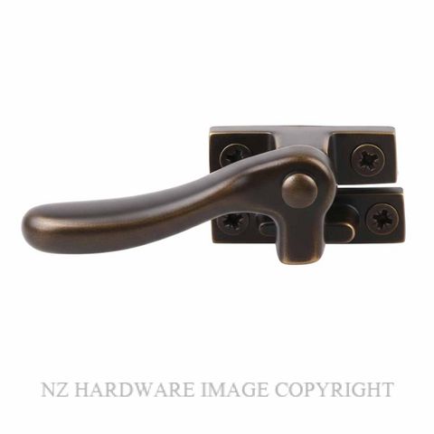 DRAKE & WRIGLEY 133W ORB EXTENDED SPLIT RAIL FASTENER OIL RUBBED BRONZE