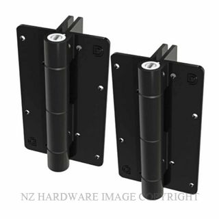 D&D TECH KF3L2BLP KWIKFIT S3 ALUM 2 LEGS HINGE PAIR BLACK