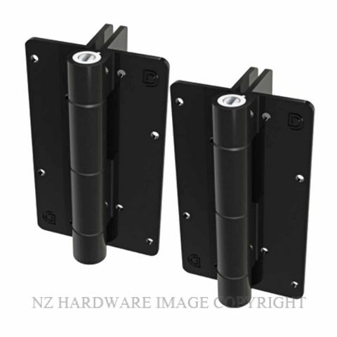 D&D TECH KF3L2BLP KWIKFIT S3 ALUM 2 LEGS HINGE PAIR BLACK