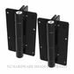 D&D TECH KF3L2BLP KWIKFIT S3 ALUM 2 LEGS HINGE PAIR BLACK
