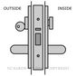 LEGGE 995 V21-V22 TIMBER FIX VESTIBULE LOCKSET SATIN CHROME