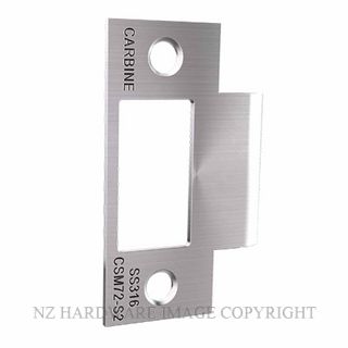 CARBINE CSM72-S2-SS LOCKREACH STRIKE PLATE 32MM SATIN STAINLESS 316