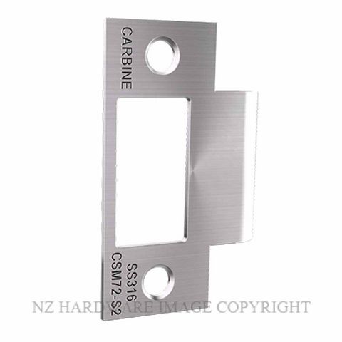 CARBINE CSM72-S2-SS LOCKREACH STRIKE PLATE 32MM SATIN STAINLESS 316