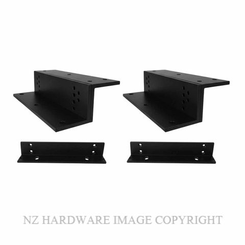 FSHAMZB4300D-BLK L&Z DOUBLE MAGLOCK BRACKET BLACK