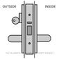 LEGGE 995 V31-V32 TIMBER FIX CLASSROOM LOCKSET SATIN CHROME