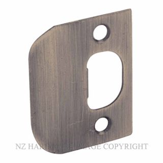 EZSET EZ9102AB FULL LIPPED STRIKE PLATE ANTIQUE BRASS