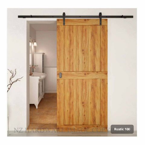 HENDERSON RUSTIC 100KG OPEN WHEEL TRACK MATT BLACK